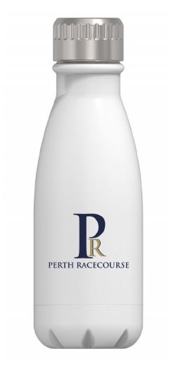 Perth Racecourse brand drinks bottle