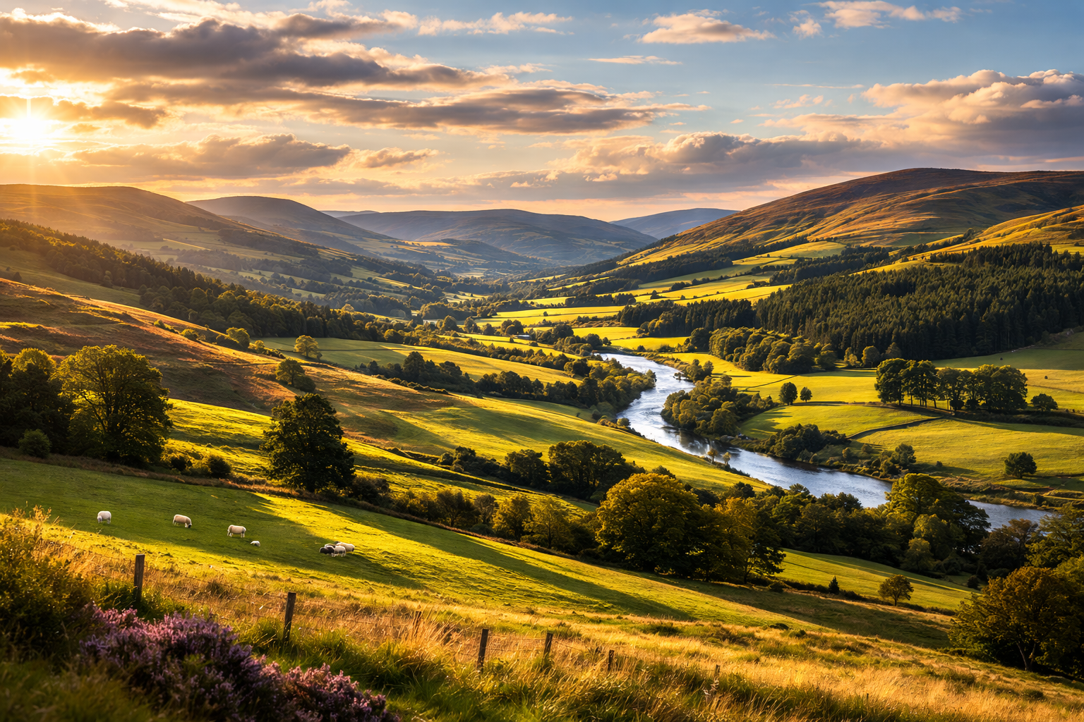 Rolling hills of Perthshire - Sporting Events