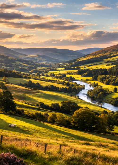 Rolling hills of Perthshire - Sporting Events