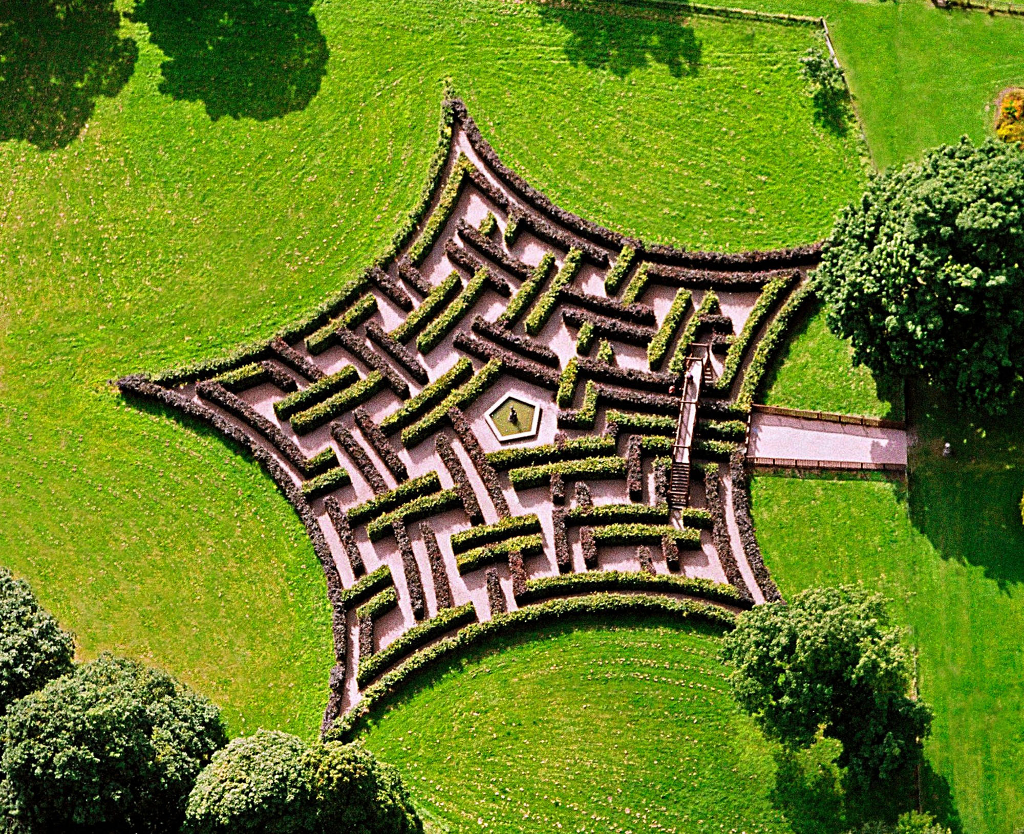 Aerial Maze Scone Palace
